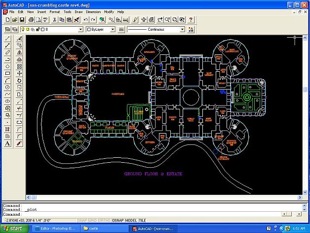 ACAD floor plan